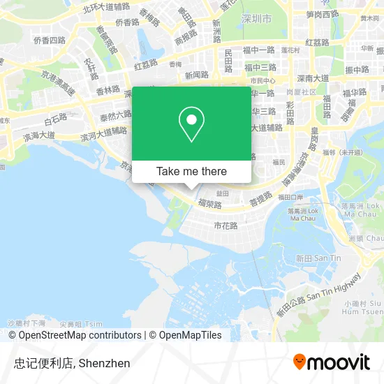 忠记便利店 map