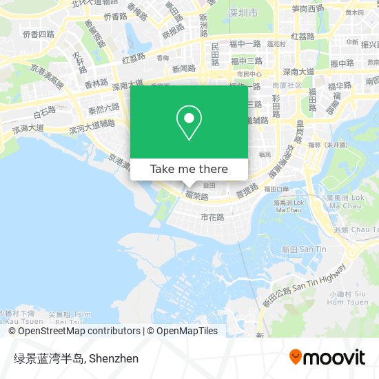 绿景蓝湾半岛 map