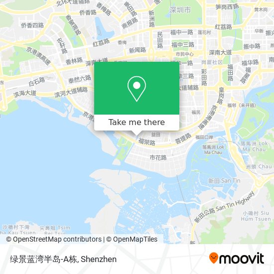 绿景蓝湾半岛-A栋 map