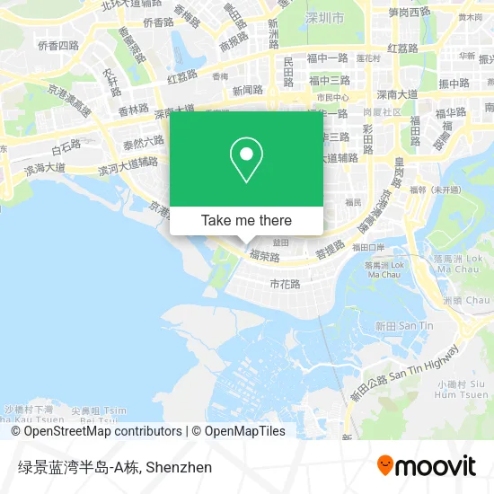 绿景蓝湾半岛-A栋 map