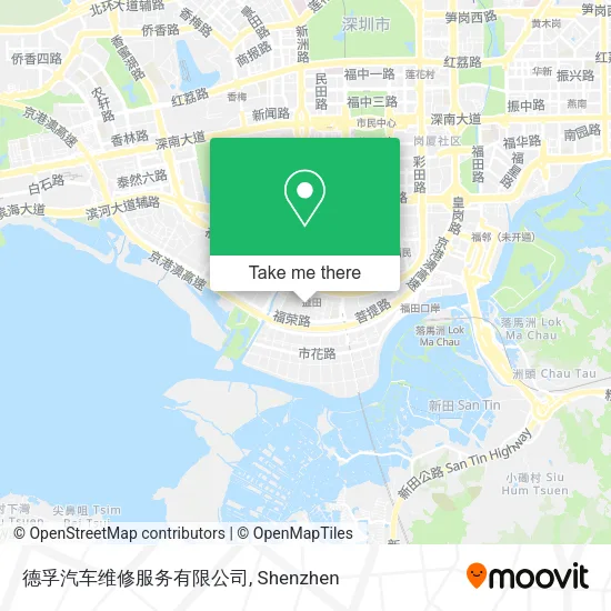 德孚汽车维修服务有限公司 map