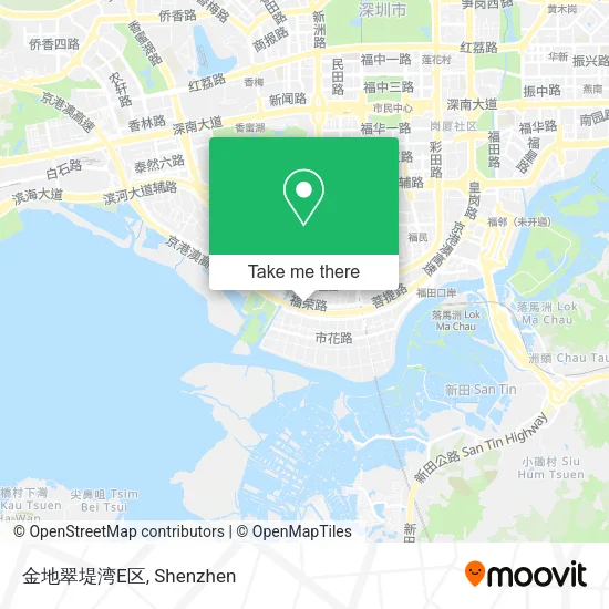 金地翠堤湾E区 map