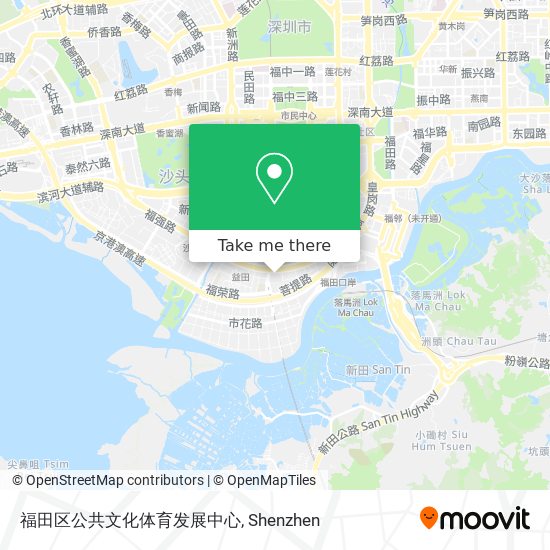 福田区公共文化体育发展中心 map