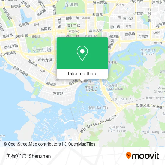 美福宾馆 map