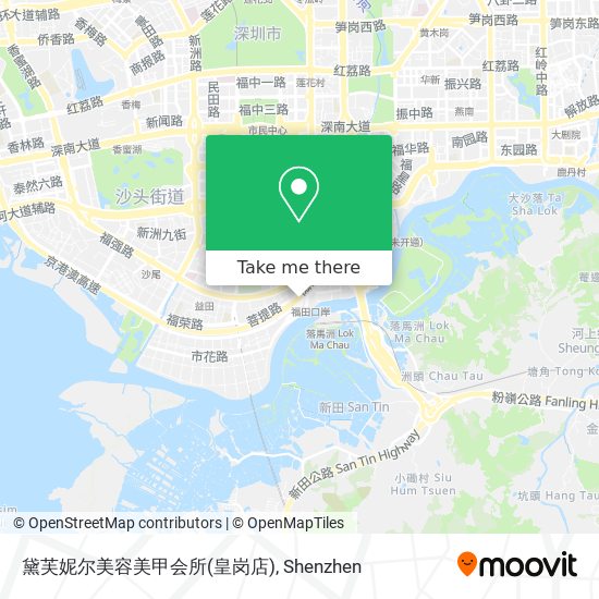 黛芙妮尔美容美甲会所(皇岗店) map