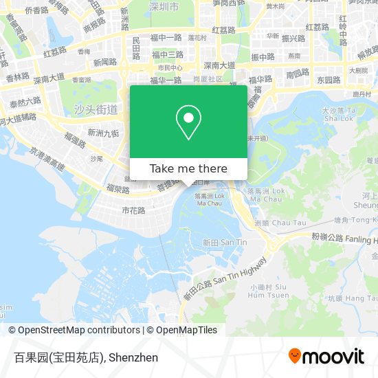 百果园(宝田苑店) map