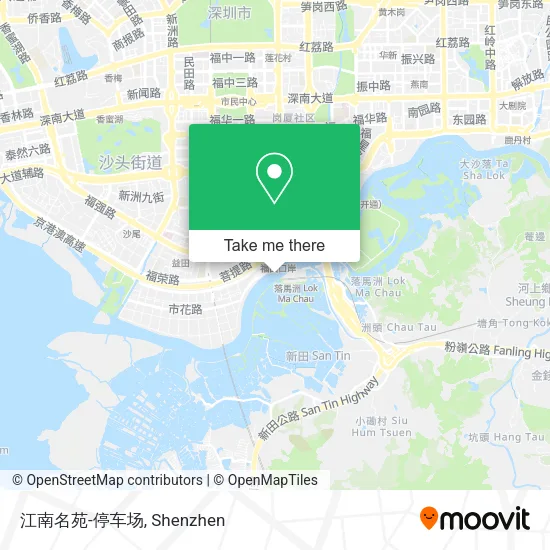 江南名苑-停车场 map