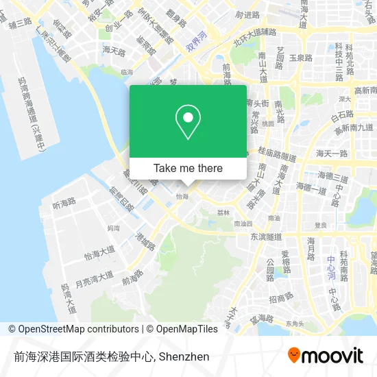 前海深港国际酒类检验中心 map