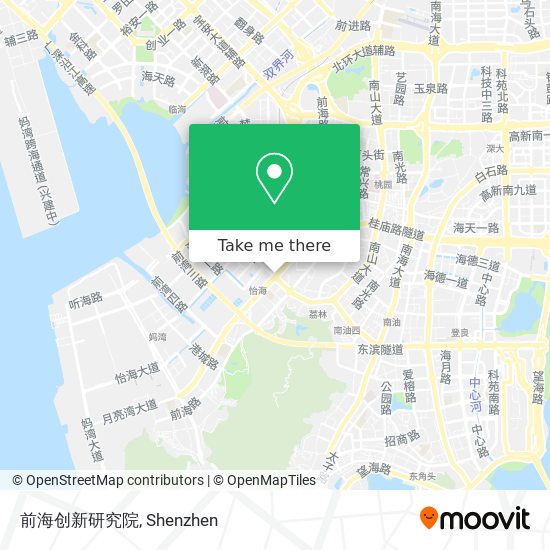 前海创新研究院 map