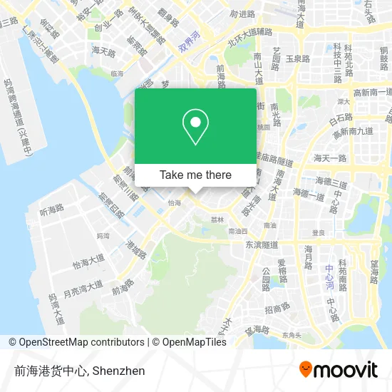 前海港货中心 map