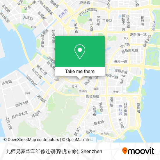 九师兄豪华车维修连锁(路虎专修) map