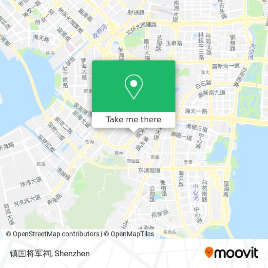 镇国将军祠 map