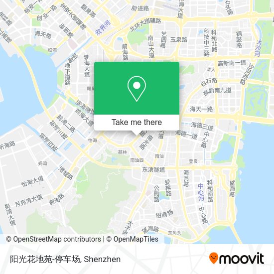 阳光花地苑-停车场 map