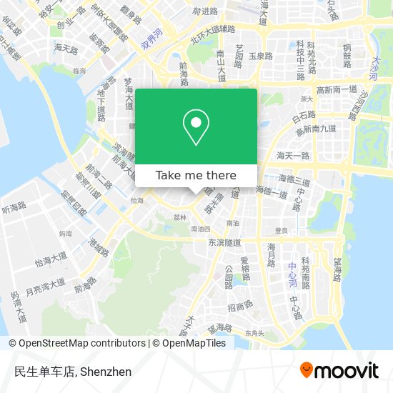 民生单车店 map