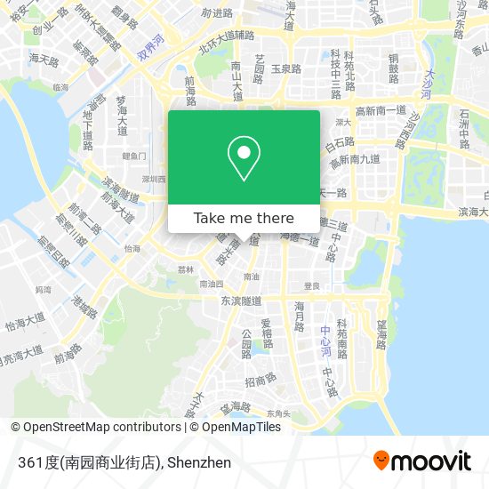 361度(南园商业街店) map