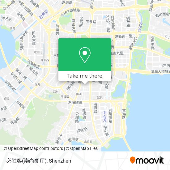 必胜客(崇尚餐厅) map