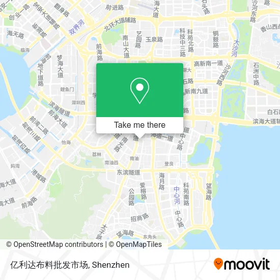 亿利达布料批发市场 map