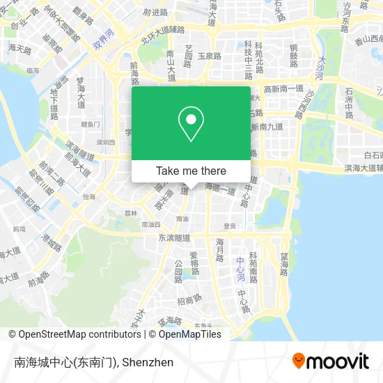 南海城中心(东南门) map