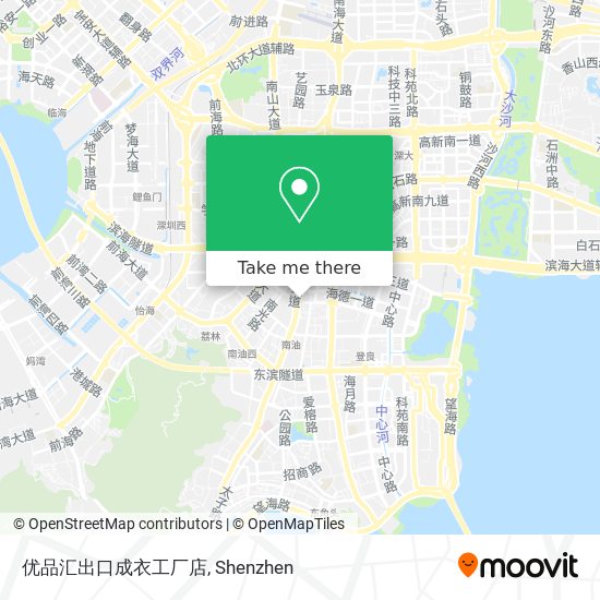 优品汇出口成衣工厂店 map