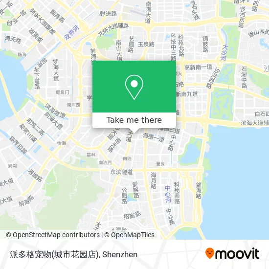 派多格宠物(城市花园店) map