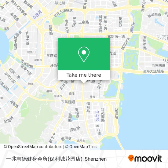 一兆韦德健身会所(保利城花园店) map