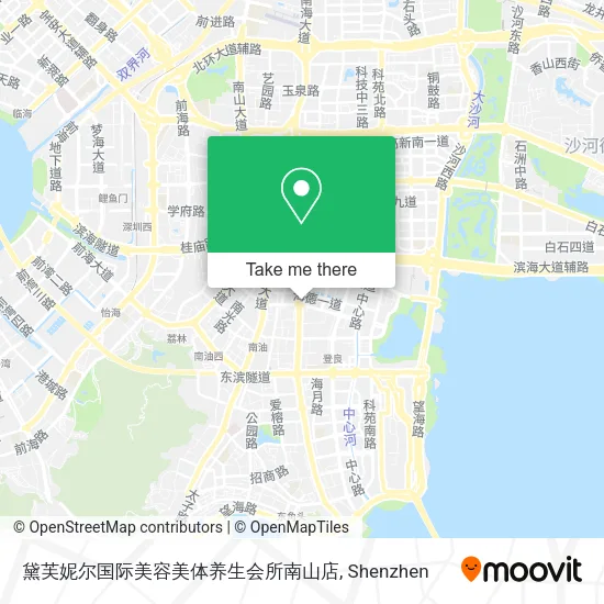 黛芙妮尔国际美容美体养生会所南山店 map