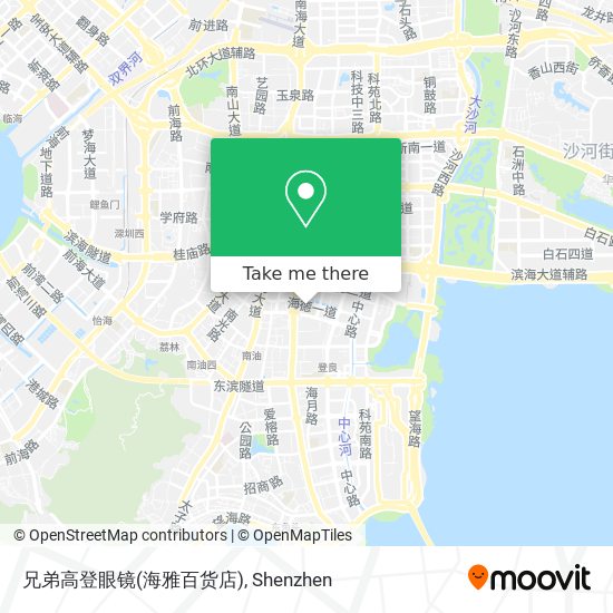 兄弟高登眼镜(海雅百货店) map