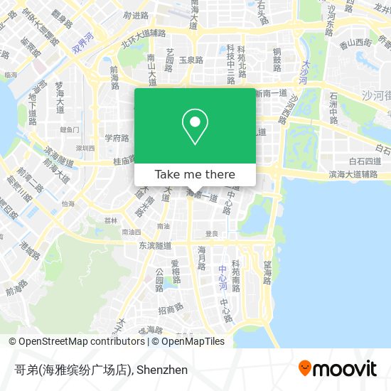 哥弟(海雅缤纷广场店) map