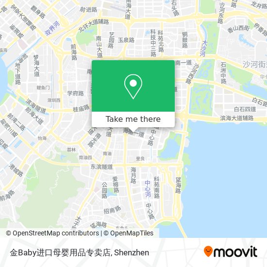 金Baby进口母婴用品专卖店 map
