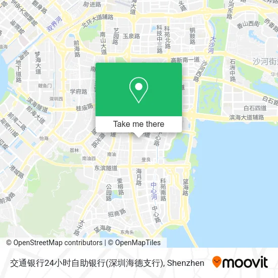 交通银行24小时自助银行(深圳海德支行) map
