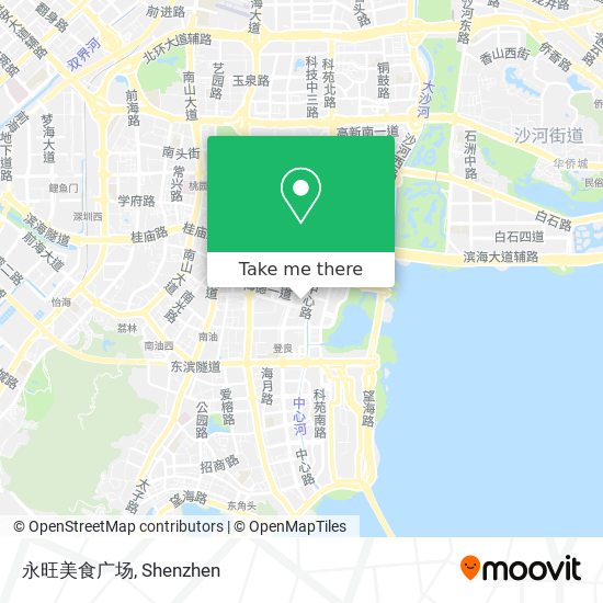 永旺美食广场 map