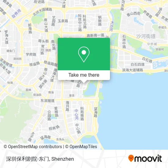 深圳保利剧院-东门 map