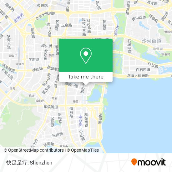快足足疗 map