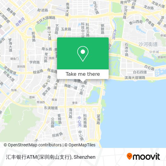 汇丰银行ATM(深圳南山支行) map