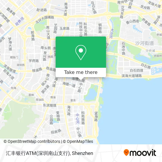 汇丰银行ATM(深圳南山支行) map
