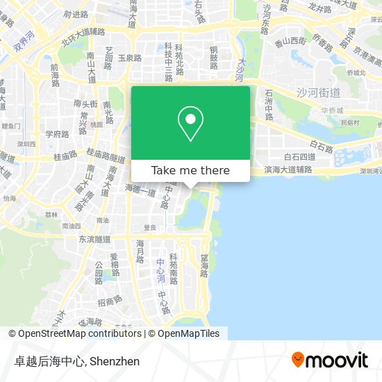 卓越后海中心 map
