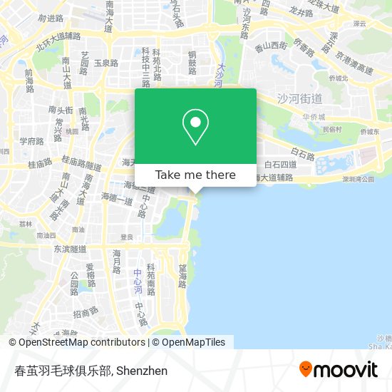 春茧羽毛球俱乐部 map