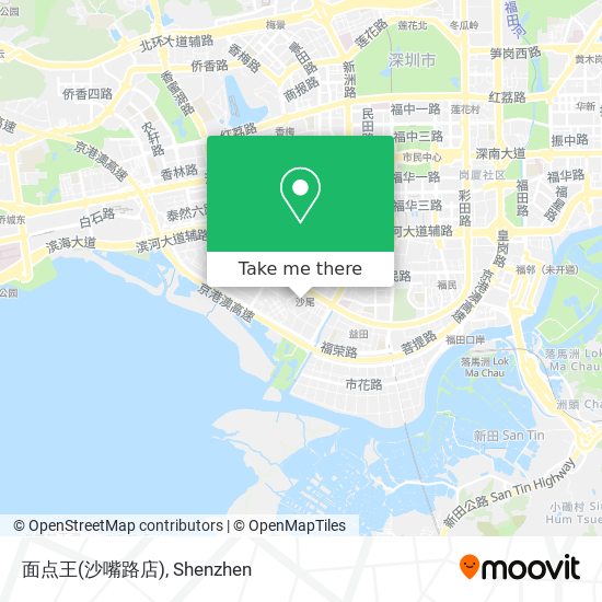 面点王(沙嘴路店) map