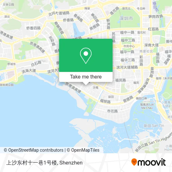 上沙东村十一巷1号楼 map