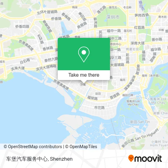 车堡汽车服务中心 map