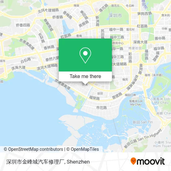 深圳市金峰城汽车修理厂 map