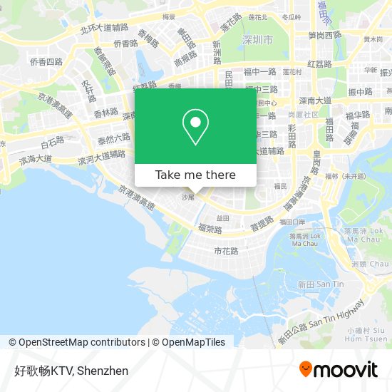 好歌畅KTV map