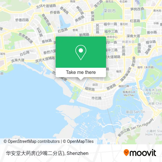 华安堂大药房(沙嘴二分店) map