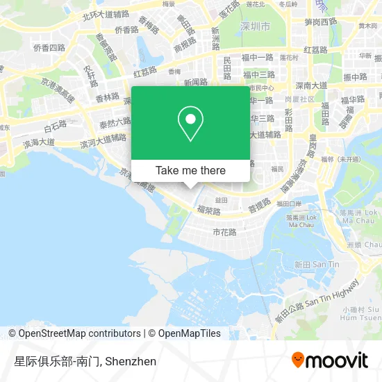 星际俱乐部-南门 map