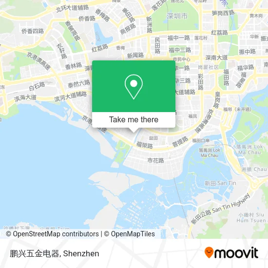 鹏兴五金电器 map