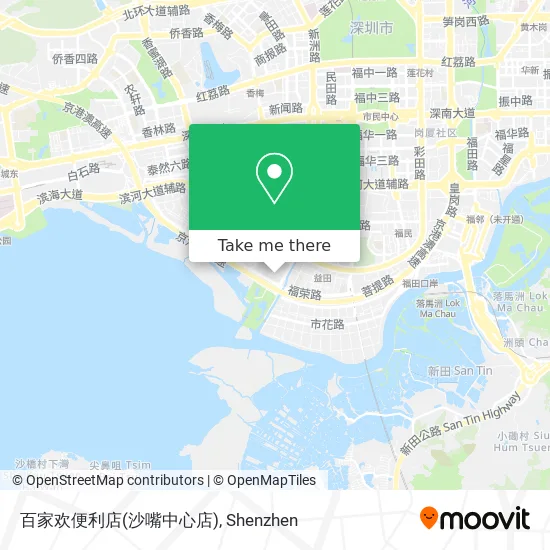 百家欢便利店(沙嘴中心店) map
