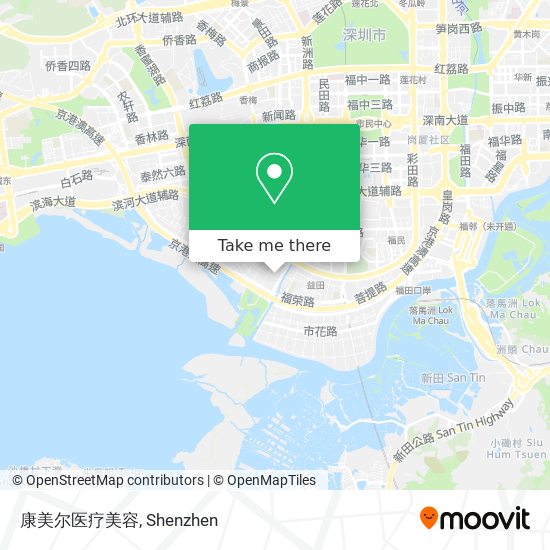 康美尔医疗美容 map