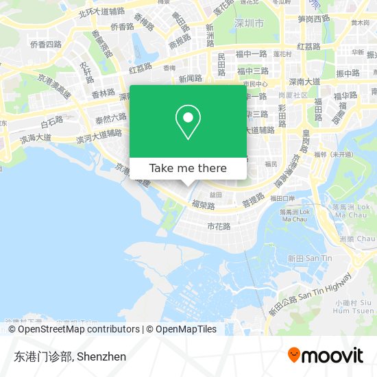 东港门诊部 map