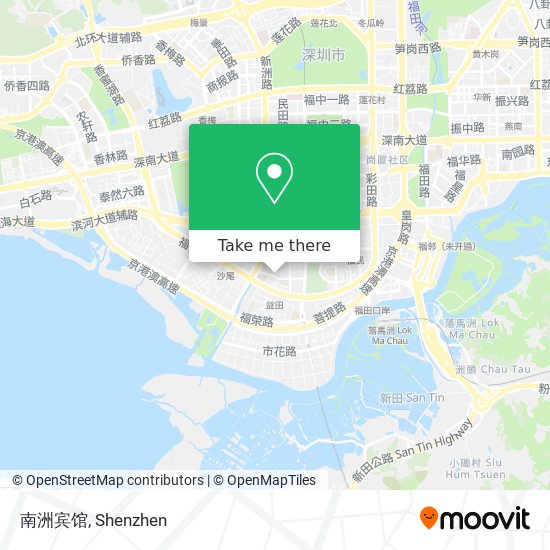 南洲宾馆 map