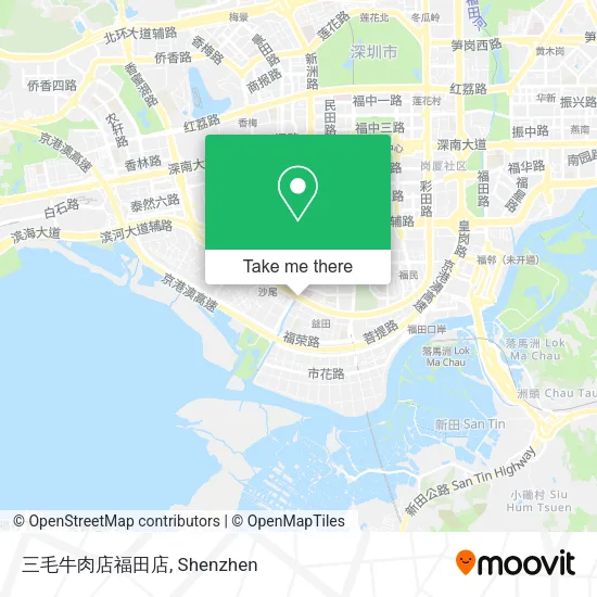 三毛牛肉店福田店 map